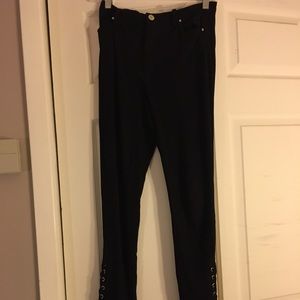 Crushed Velvet Legging Pants